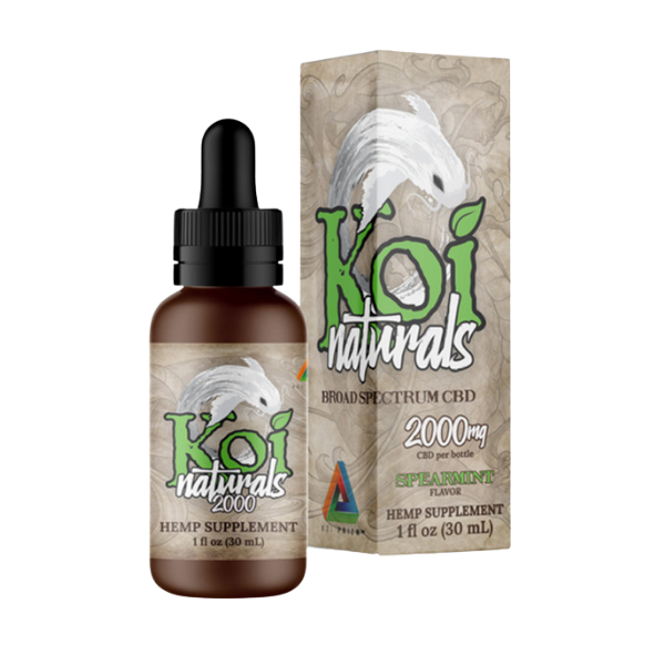 Koi CBD Broad Spectrum Tincture*** / Spearmint / 2000mg